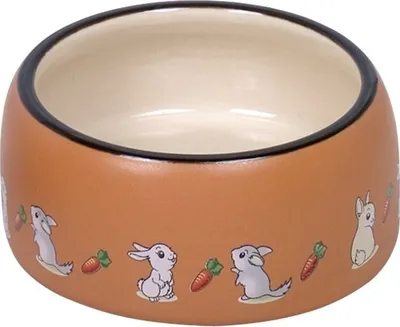 Produktbild von Nobby Nager Keramik Futtertrog Rabbit, Maße: Ø 12 x 5 cm