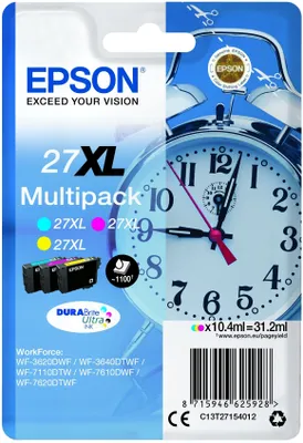 Obrázek produktu pro Epson Elephant Balíček s jedním inkoustem 24XL Slon Claria Photo HD Yellow, Žlutá, Inkoust na pigmentové bázi, 8,7 ml, 1 kusů, 740 str.