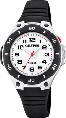 Produktbild von Calypso K5758/6 Kinder- und Jugend-Armbanduhr Schwarz/Weiß 10 bar