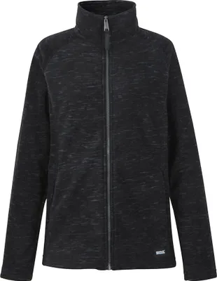 Produktbild von Regatta Mayse Fleece Mit Durchgehendem Reißverschluss Schwarz 14 Frau Schwarz 14
