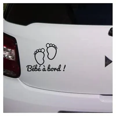 Productafbeelding van Zelfklevende vinylstickers "Baby aan boord", referentie 2