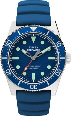 Produktbild von Timex TW2W74600 DEEP WATER REEF 200 silber blau Kautschuk Herren Uhr NEU