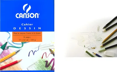 Produktbild von Canson C200027109, Kunstdruckpapierblock, 120 g/m², 24 Blätter