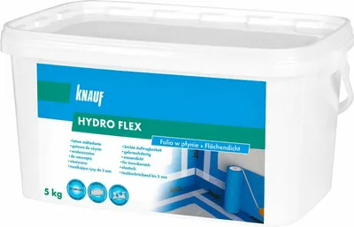 Produktbild von KNAUF Verbundabdichtung Flächendicht Dusche Abdichtung Flüssigfolie HYDRO FLEX 5kg