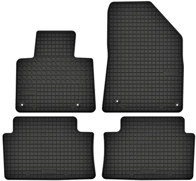 Produktbild von Gummimatten passend für Citroen C5 III (2008-2018)  Gummi Fußmatten Satz Schwarz + Stopper