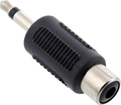 Immagine prodotto di InLine® Adattatore Audio, 3,5mm Jack maschio a RCA femmina, Mono, accoppiatore