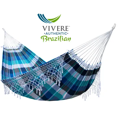 Produktbild von Vivere brasilianische karierte 2-Personen-Hängematte