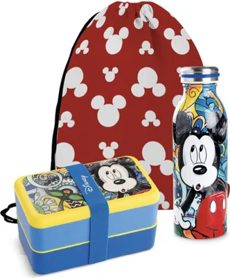 Immagine prodotto di Egan Topolino Pranzo + Thermos Multicolore Multicolore Taglia unica