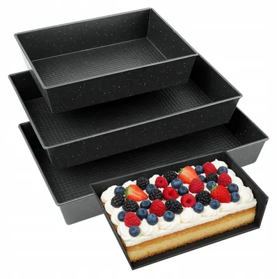 Produktbild von Elhandel Backform Rechteckig Brot Kuchen 3er-Set