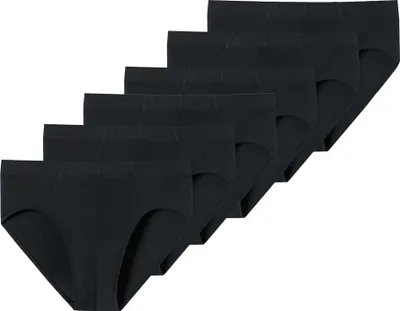 Produktbild von SCHIESSER Herren Slips, 6er Pack - "95/5", Supermini Briefs, Stretch Baumwolle Schwarz M