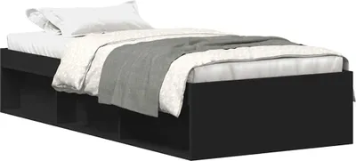 Obrázek produktu pro vidaXL Rám postele černý 90x200 cm