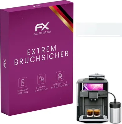 Produktbild von atFoliX FX-Hybrid-Glass Displayfolie kompatibel mit Siemens EQ.6 plus extraKlasse Glasfolie