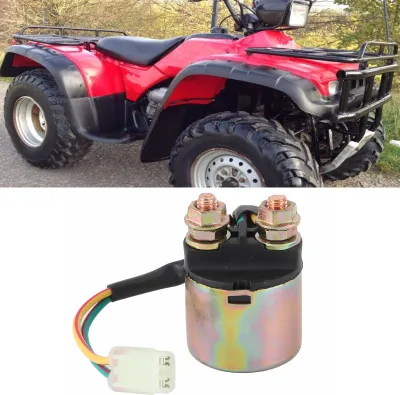 Zdjęcie produktu dla Zamiennik przekaźnika rozrusznika, pasujący do Hondy ATV TRX450 Fourtrax Foreman 1998–2009