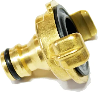 Produktbild von Messing Gartenschlauch Adapter Übergang GK auf Steckkupplung