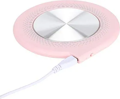 Produktbild von USB -Getränkewärmer, Kaffeetassenhersteller, Teemilchkocher, Multifunktional -Hitze -Teller nach Hause, Büro, Schreibtisch, 55 ° C (rosa)