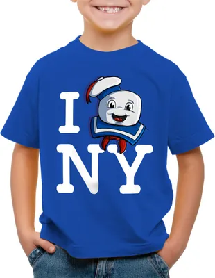 Produktbild von style3 Love Marshmallow Kinder T-Shirt new york geisterjäger gespenst