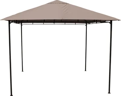 Produktbild von Grasekamp Pavillon Rimini Flex 3 x 3 m  Taupe Party Zelt Antik Garten