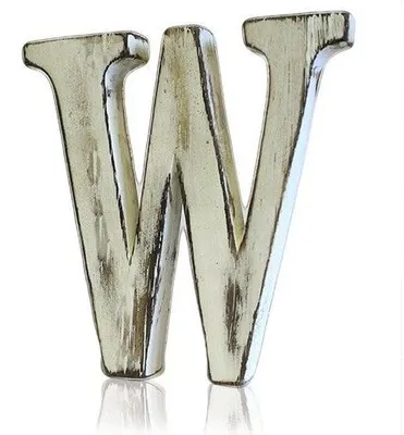 Productafbeelding van Shabby Chic letters - W