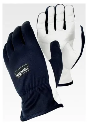 Produktbild von Ejendals Lederhandschuh 124, Größe 10, 1 Stück, blau/weiß, 124-10