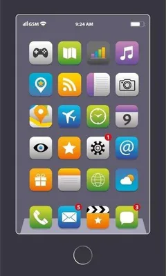 Obrázok produktu pre DETEXPOL Detský uterák Telefón Grey Bavlna - Froté, 50/30 cm