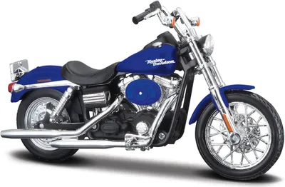 Zdjęcie produktu dla Maisto - HD - Motocykl - 2006 Dyna Street Bob, metaliczny niebieski, seria 44, blister, 1:18
