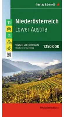 Produktbild von freytag & berndt Straßenkarte Niederösterreich 1:150.000