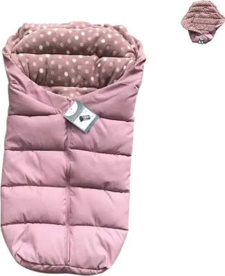 Produktbild von Cangaroo Fußsack Cuddle, für Kinderwagen Thermofleece wasserdicht Reißverschluss rosa
