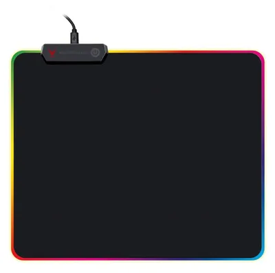 Produktbild von Varr OVMPLB, Schwarz, Einfarbig, USB, Rot/Grün/Blau, Gaming-Mauspad
