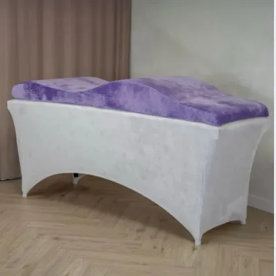 Obrázek produktu pro Wave-matrace s paměťovou pěnou | Pro kosmetická lehátka | Snadná údržba | 190x70 cm, fialová