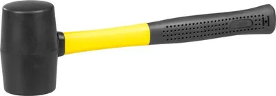 Produktbild von Hammer Strend Pro HM211 340 g, Gummihammer, BlackHead, Metallgriff, TPR, Stiellänge 290mm