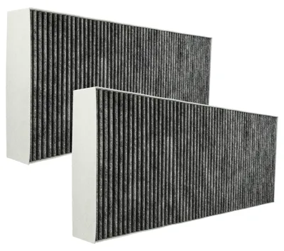 Produktbild von vhbw 2x Aktivkohlefilter Ersatz für Siemens LZ46810 für Dunstabzugshaube - 46 x 19,1 x 5 cm