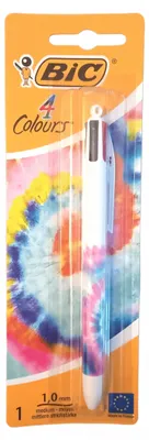 Produktbild von BIC Tie Dye 4-Farben Automatik-Kugelschreiber Original