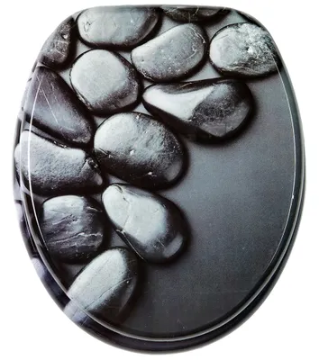 Produktbild von SANILO® WC-Sitz Hot Stones, Toilettendeckel direkt vom Hersteller, Klodeckel, Klobrille, WC Deckel, Toilettensitz, Toilettenbrille, WC Brille