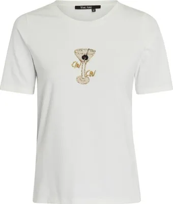 Produktbild von MARC AUREL Damen T-Shirt 38313-36, 38313-38, 38313-40, 38313-42 MAA-7753-73928 offwhite varied 38