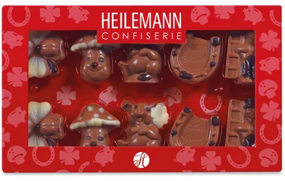 Produktbild von Heilemann Confiserie Geschenkpackung 'Glücksfiguren' 100g