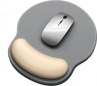 Produktbild von Famanu Mauspad Ergonomisch mit Memory Foam Handballenauflage - 250x220x18mm