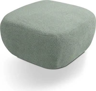 Produktbild von Masseno Sitzhocker AMICO Modern Polsterhocker Wohnzimmer Hocker Sitzpuff Fußhocker Grün