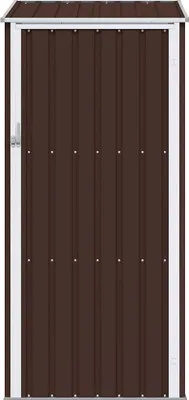 Produktbild von vidaXL Gerätehaus Braun 87x98x159 cm Verzinkter Stahl