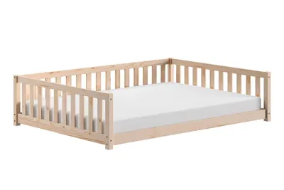 Produktbild von VIPACK - Boden-/Daybett, umbaubar, mit Umrandung 140 x 200 cm, Rolllattenrost