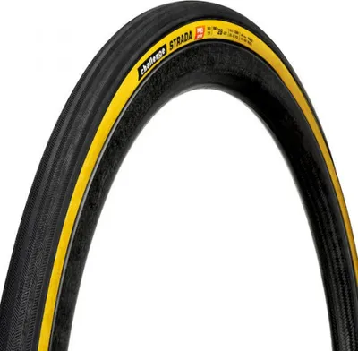 Zdjęcie produktu dla Opona Challenge Road Strada Pro Handmade Clincher 30-622 czarna/brązowa - sch...