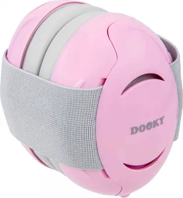 Produktbild von Kopfhörer mit Geräuschunterdrückung für Kinder 0-36 m Pink / Dooky