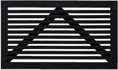 Produktbild von Tokyo Einzeltor Breit - 150 x 90 cm - schwarz