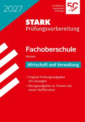 Produktbild von STARK Wirtschaft und Verwaltung - Abschlussprüfung FOS 2027 Hessen - Prüfungsvorbereitung