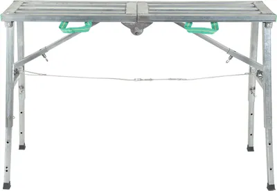 Image de Plateforme de travail pliante en aluminium, réglable en hauteur, construction robuste, antidérapante