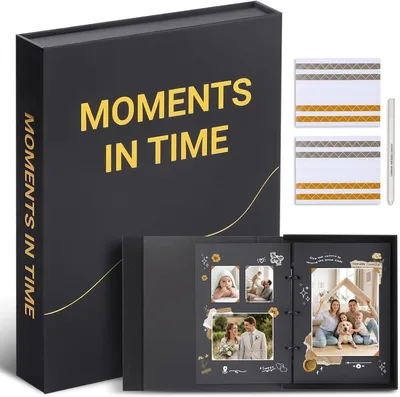Immagine prodotto di Album fotografico in stile libro (nero)