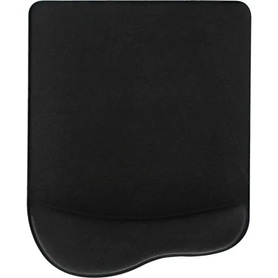 Image de InLine® 55453S Tapis de souris, noir, avec repose-poignets en gel, 235x185x25mm