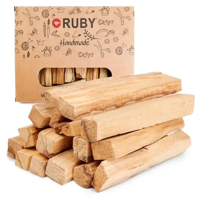 Image de Bois d'encens de Palo Santo – Bois naturel pour la purification, l'aromathérapie et la méditation – 14 à 18 pièces (120 g)