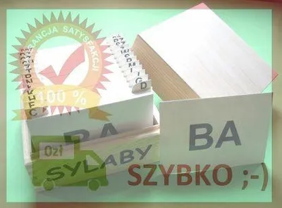 Image de Arson Karty logopedyczne dla dzieci Nauka Czytania Sylab