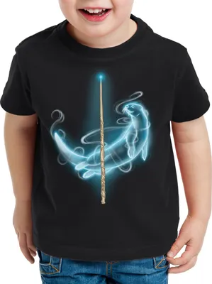 Produktbild von BaumwolleCloud Patronus Hermine Kinder T-Shirt potter schule zauberei magic harry