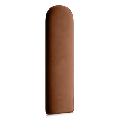 Immagine prodotto di Muralo Pannello di tappezzeria ovale WALL PILLOW Cuscino da parete testata letto pannello da parete giallo miele 30 cm x 100 cm